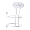 Wall Mount Hair Dryer Holder Storage Punch-free Stand Rack Home Salon White