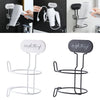 Wall Mount Hair Dryer Holder Storage Punch-free Stand Rack Home Salon White