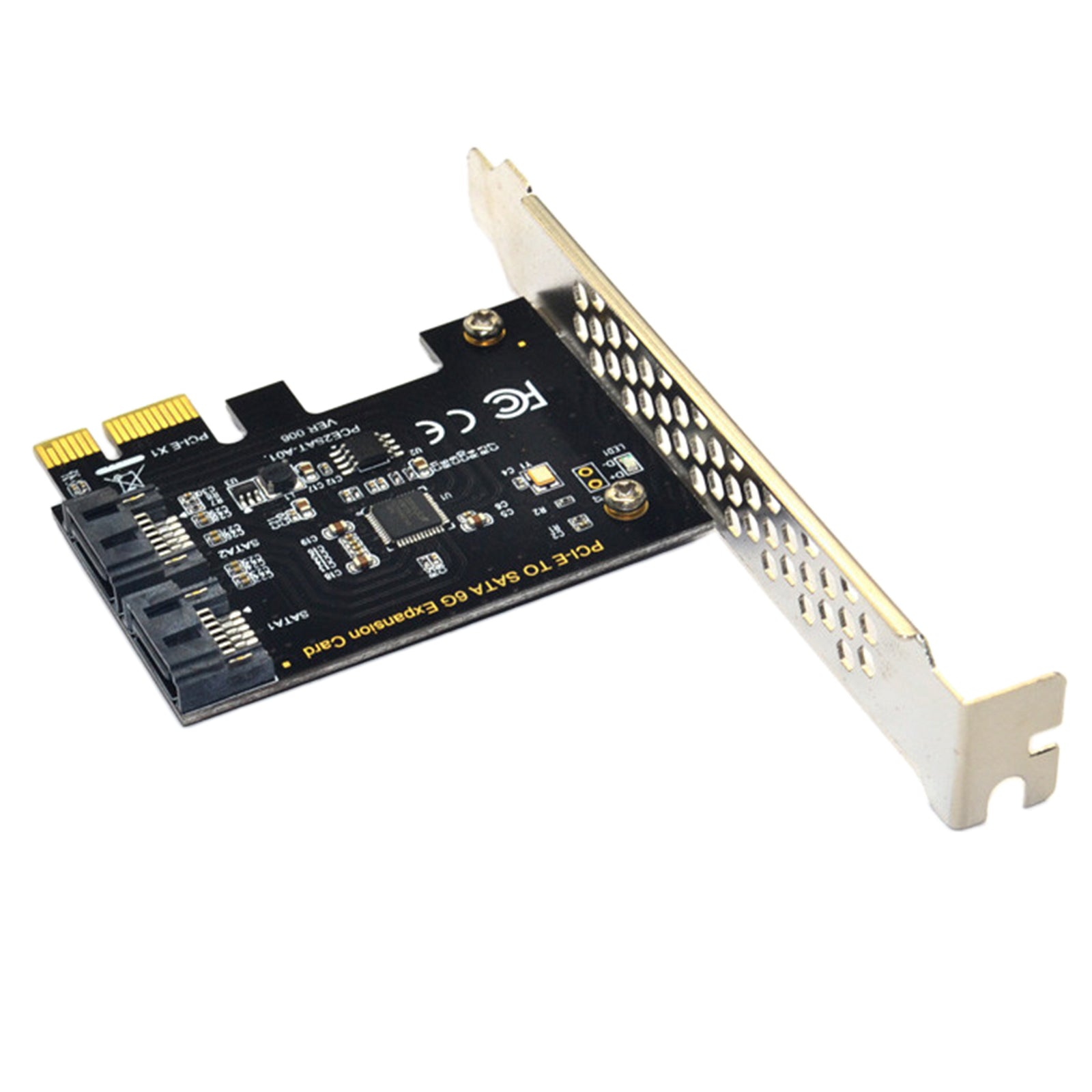 PCI-E Adapter PCI Express to SATA3.0 2 Ports III 6G Expansion Card Plug Play