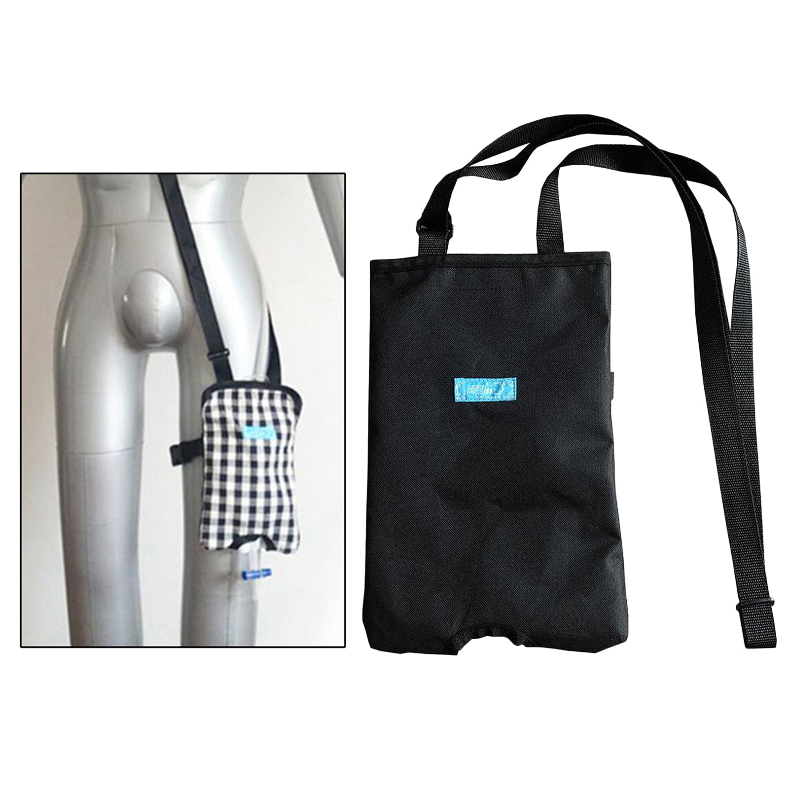 Catheter Bag Urinary Drainage Catheter Bag Cover Urine Bag Black