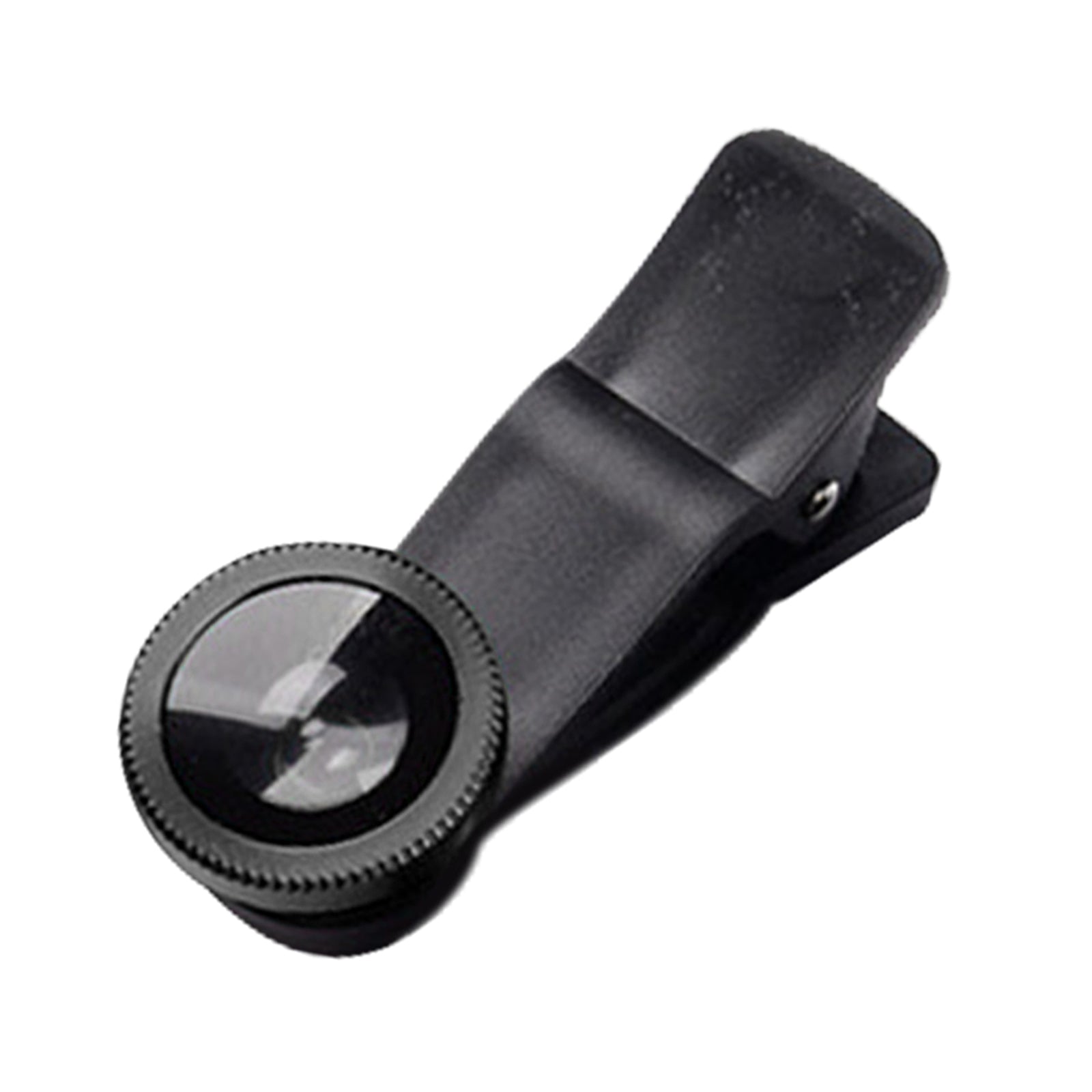 3 in 1 Phone Lens Clip-On Fisheye Lens Wide Angle Lens Macro Lens Black