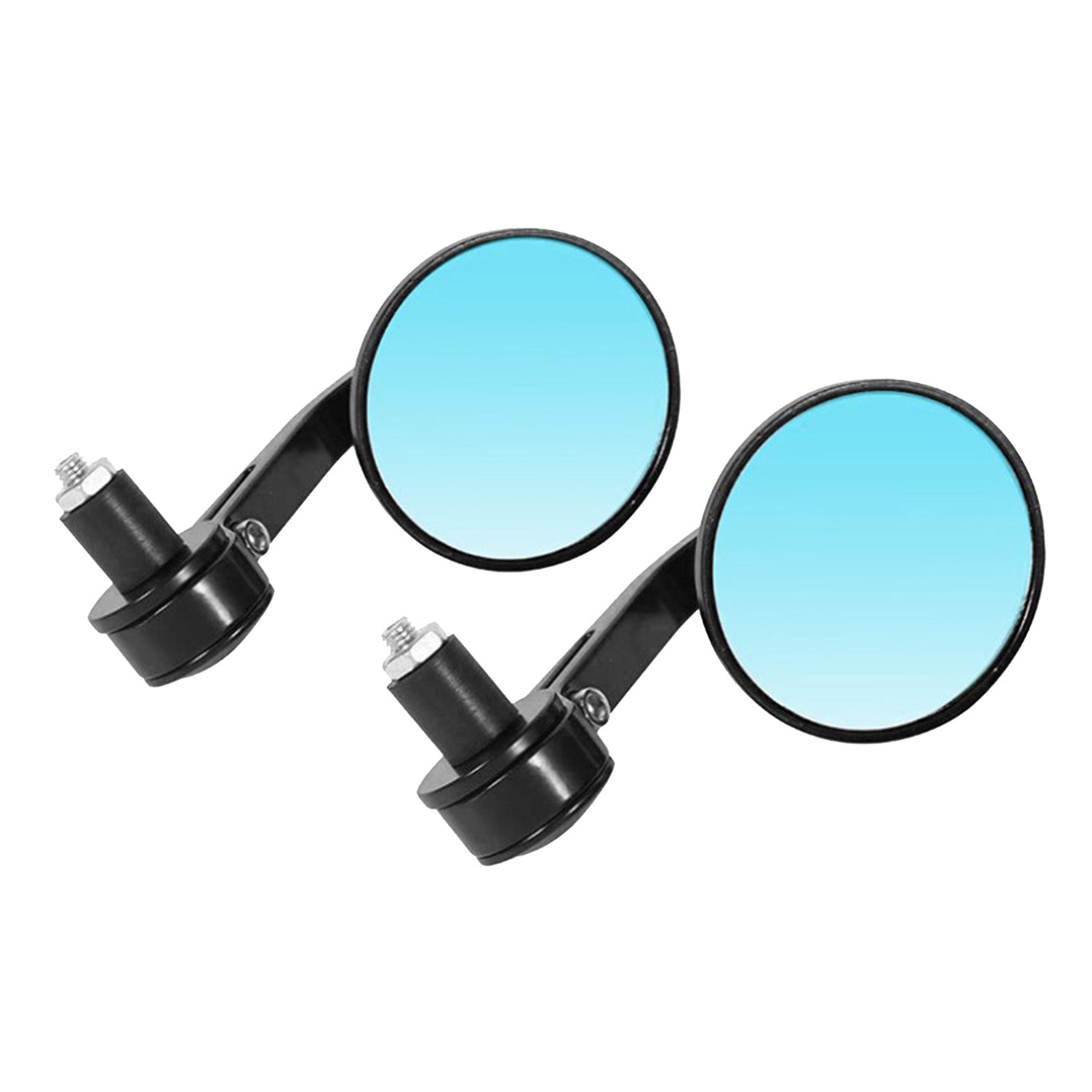 2pcs Motorcycle Rear View Mirrors Aluminum Alloy Motorbike Side View Mirrors