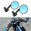 2pcs Motorcycle Rear View Mirrors Aluminum Alloy Motorbike Side View Mirrors