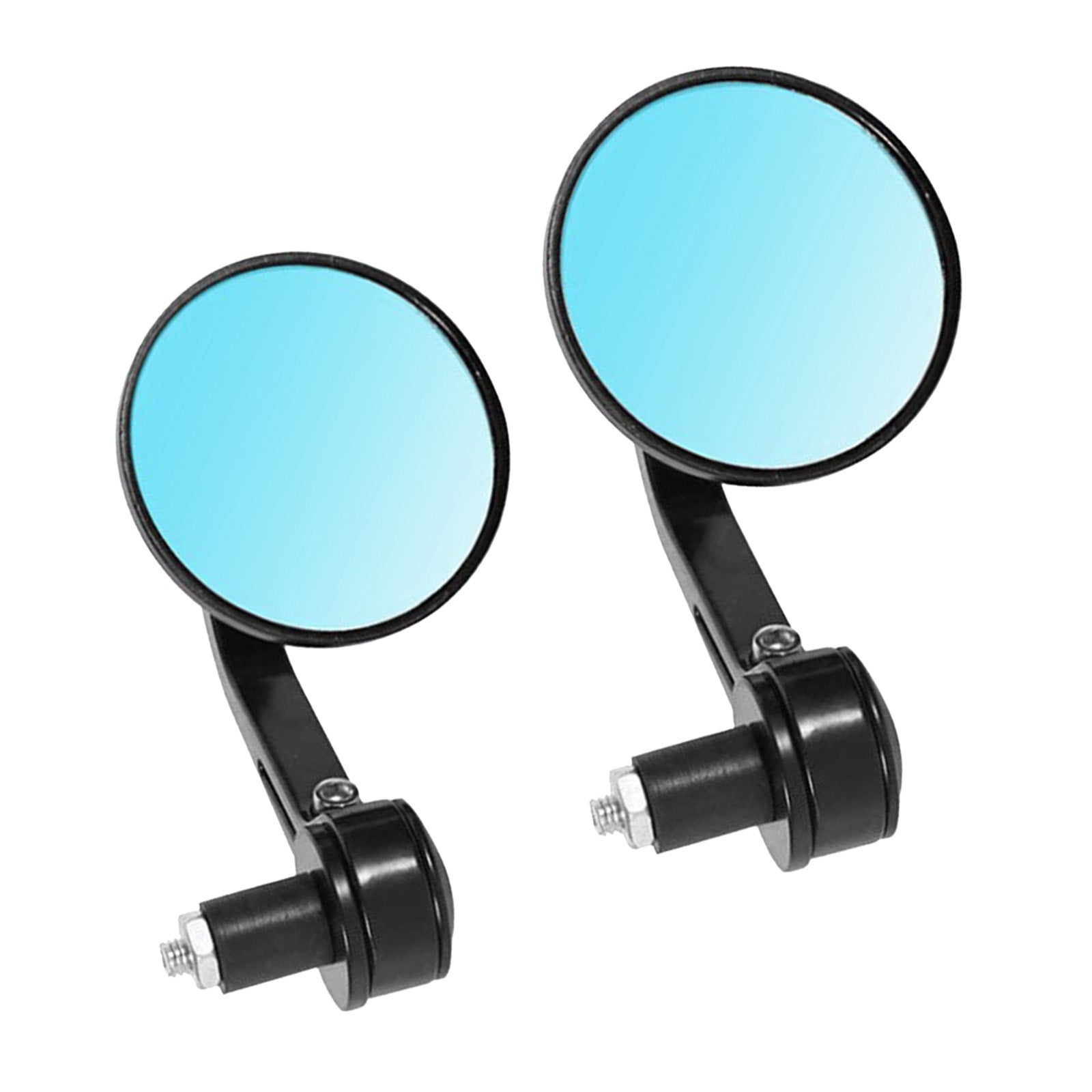 2pcs Motorcycle Rear View Mirrors Aluminum Alloy Motorbike Side View Mirrors