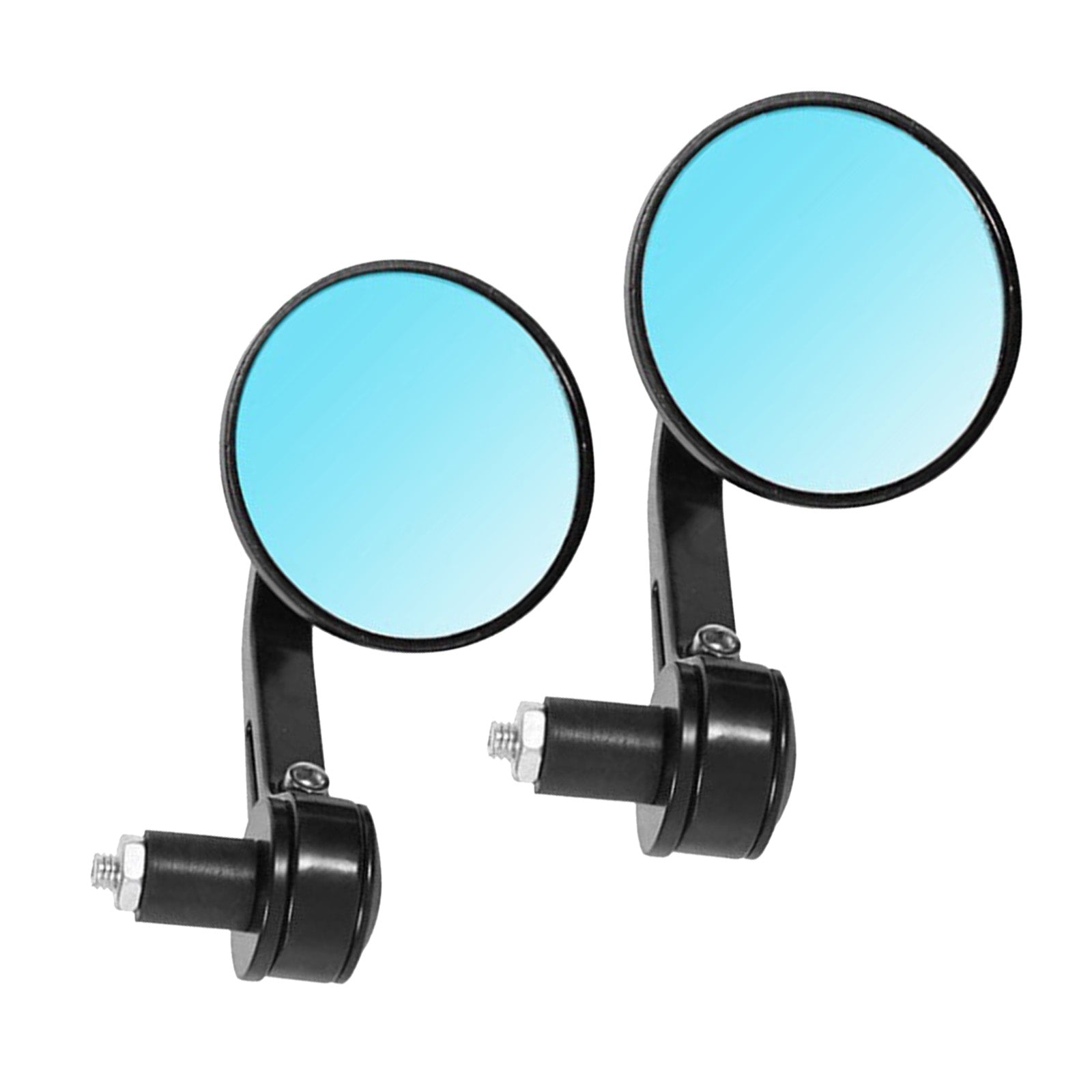 2pcs Motorcycle Rear View Mirrors Aluminum Alloy Motorbike Side View Mirrors