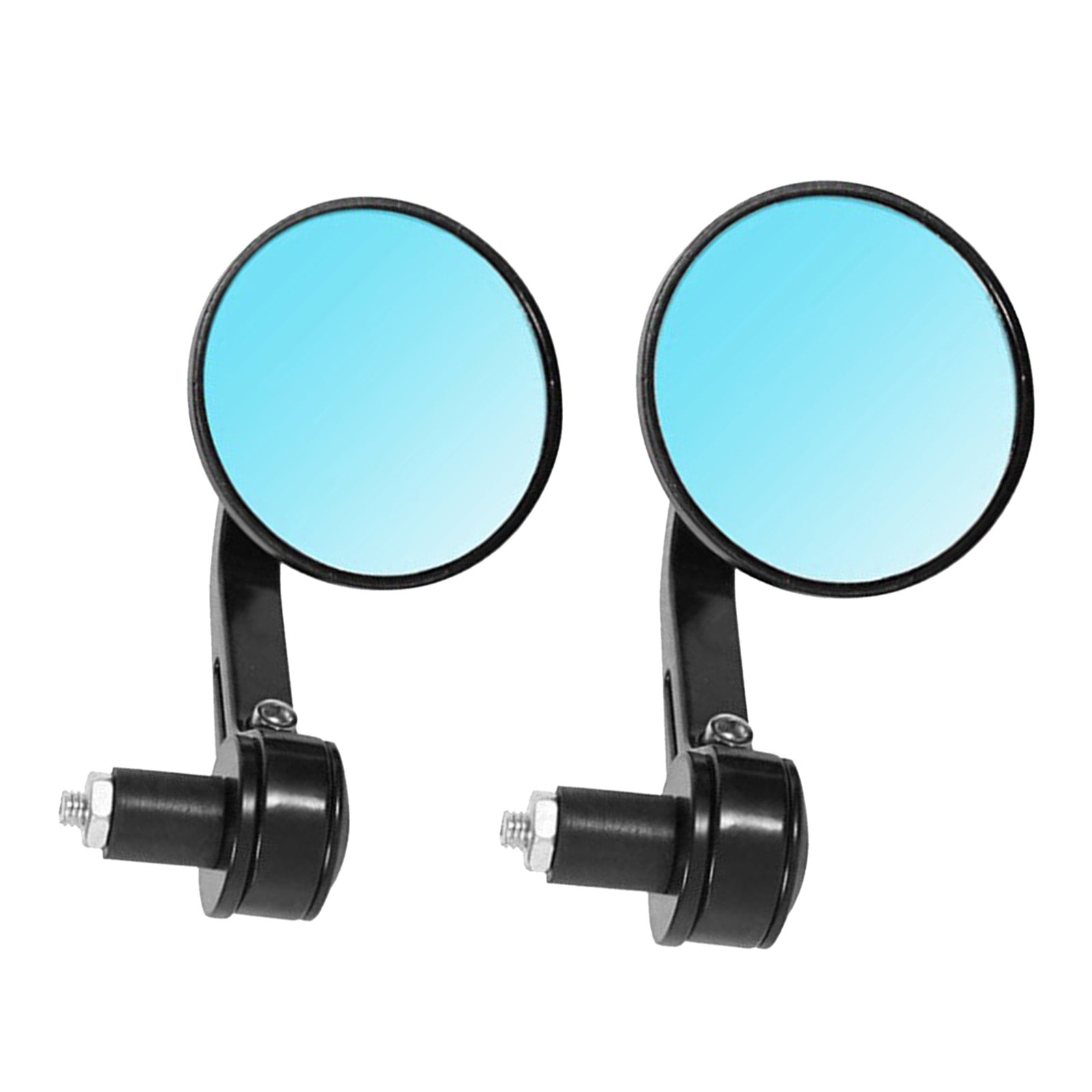 2pcs Motorcycle Rear View Mirrors Aluminum Alloy Motorbike Side View Mirrors