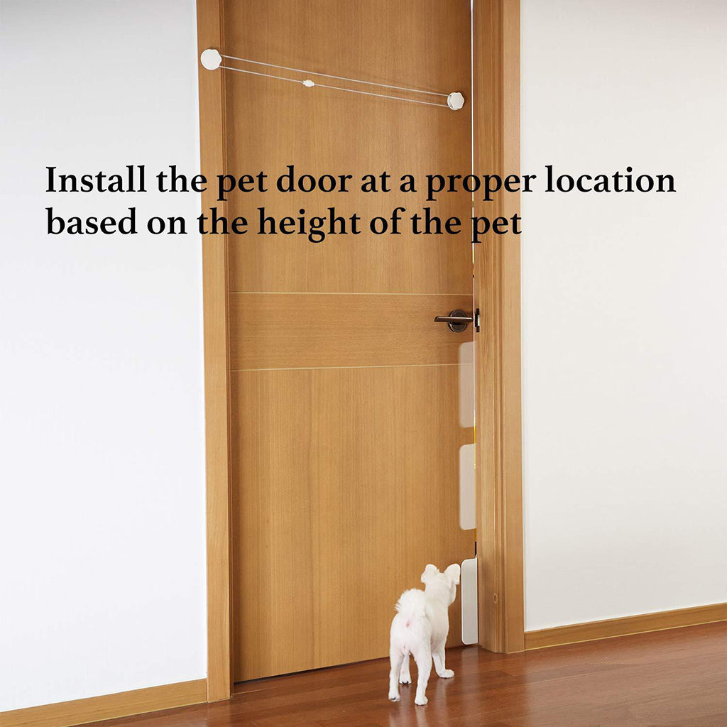 Automatic Pet Door Opener Dog Cat Open Door Hole Tool Safe Easy Installation