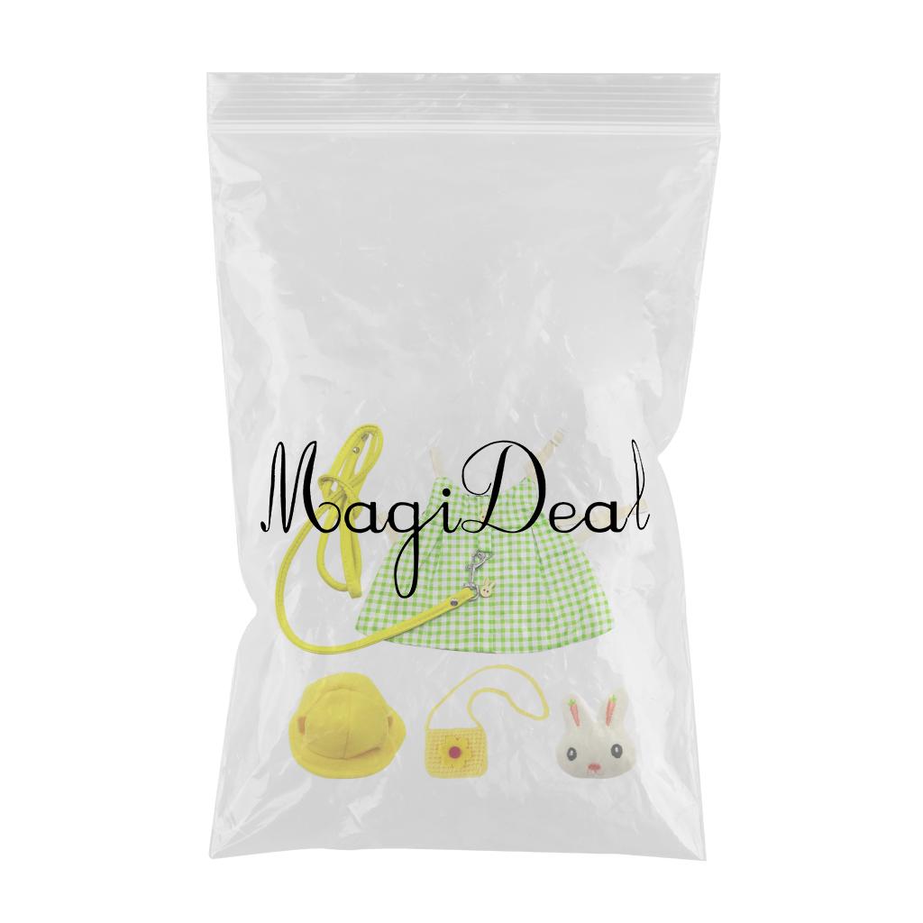 Pet Dress Set Rabbit Vest Costume Clothes Daily Fashion Outfit Green_S