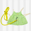 Pet Dress Set Rabbit Vest Costume Clothes Daily Fashion Outfit Green_S