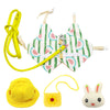 Pet Dress Set Rabbit Vest Costume Clothes Daily Fashion Outfit Watermelon_S