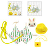 Pet Dress Set Rabbit Vest Costume Clothes Daily Fashion Outfit Watermelon_S