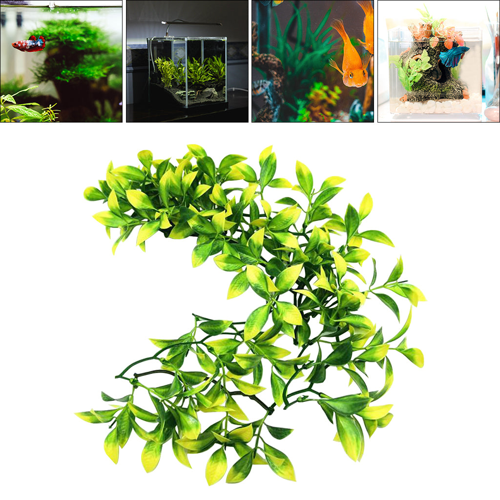 Fish Tank Artificial Aquatic Plants Multicolor for Household and Office 20 in 50cm