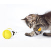 Balanced Car Chasing Pet Toy Self Interactive Cat Toy with Catnip Yellow