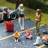 Miniature 1/64 Diorama Figures Character Action Figure Model Display Style 1