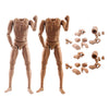 Load image into Gallery viewer, 1:6 Scale Male Naked Body Poseable 28 Joints Moveable 12&quot; Action Figure Orange