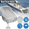 Boat Seat Cover Outdoor Yacht Waterproof Elastic Hem Protection Silver