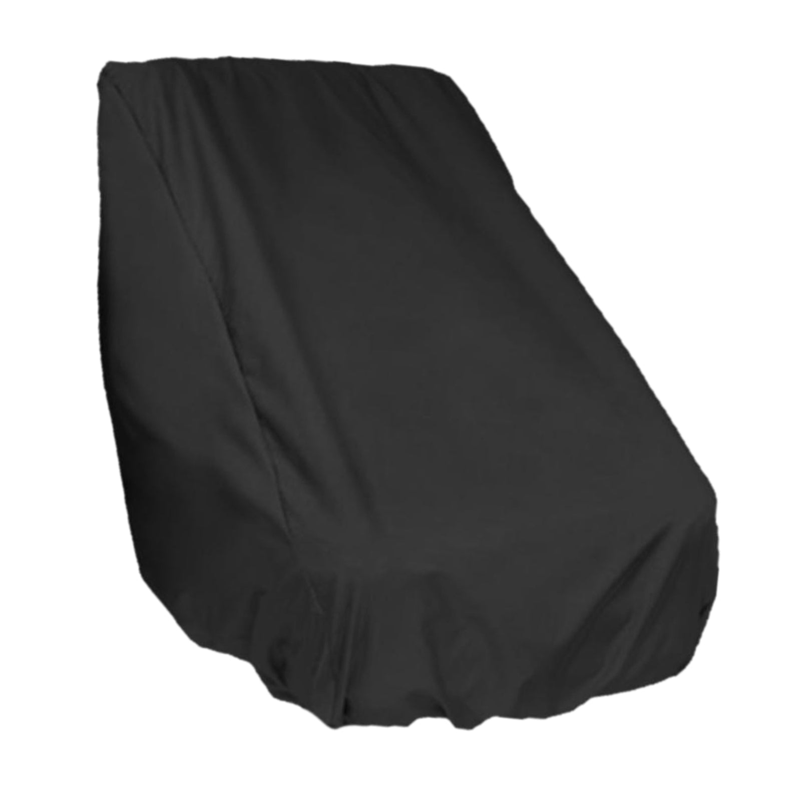 Boat Seat Cover Outdoor Yacht Waterproof Elastic Hem Protection Black