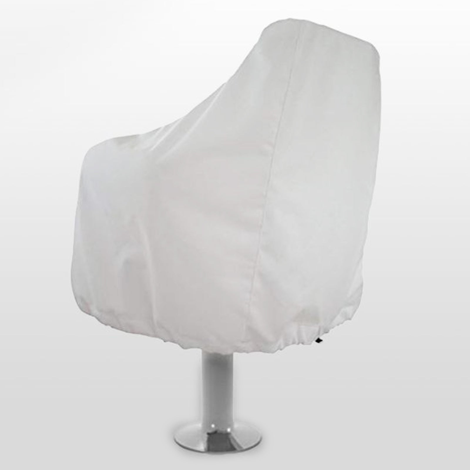 Boat Seat Cover Outdoor Yacht Waterproof Elastic Hem Protection White