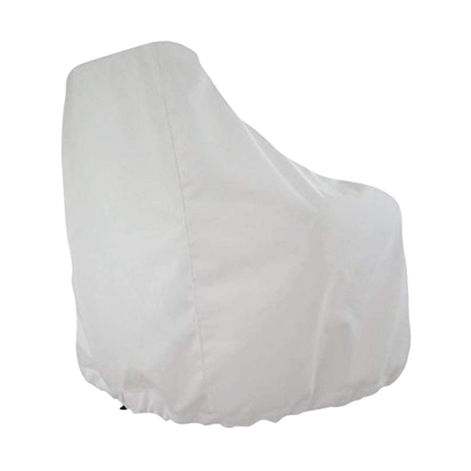 Boat Seat Cover Outdoor Yacht Waterproof Elastic Hem Protection White