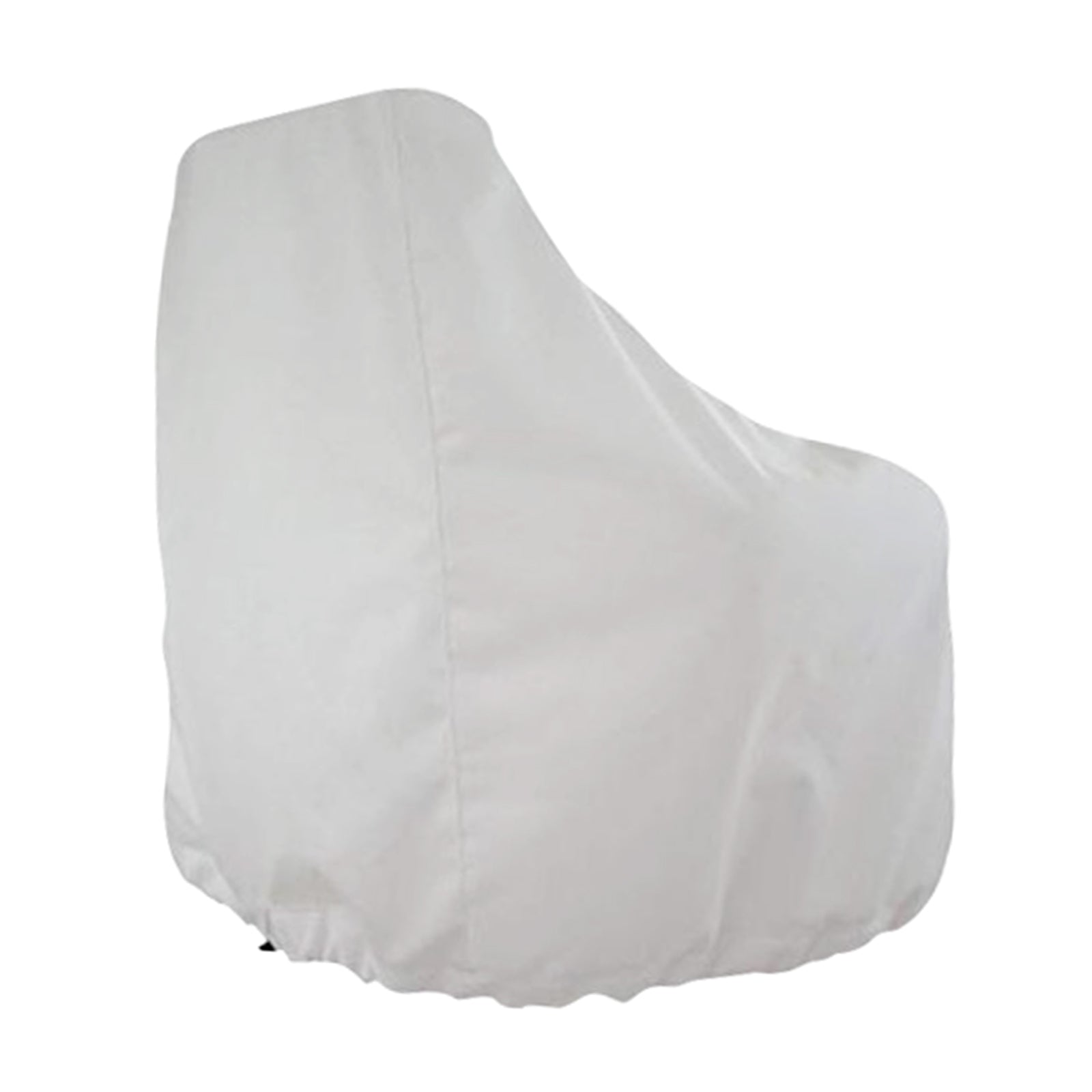 Boat Seat Cover Outdoor Yacht Waterproof Elastic Hem Protection White