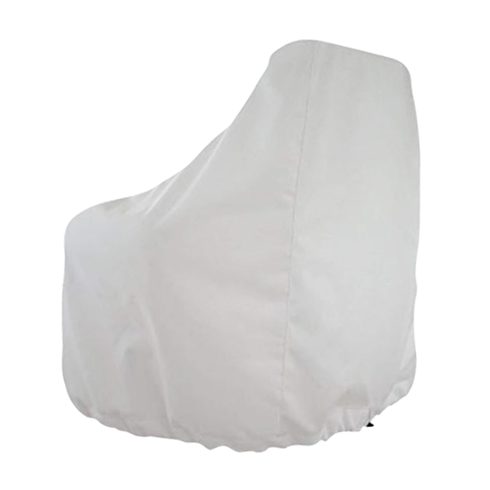 Boat Seat Cover Outdoor Yacht Waterproof Elastic Hem Protection White