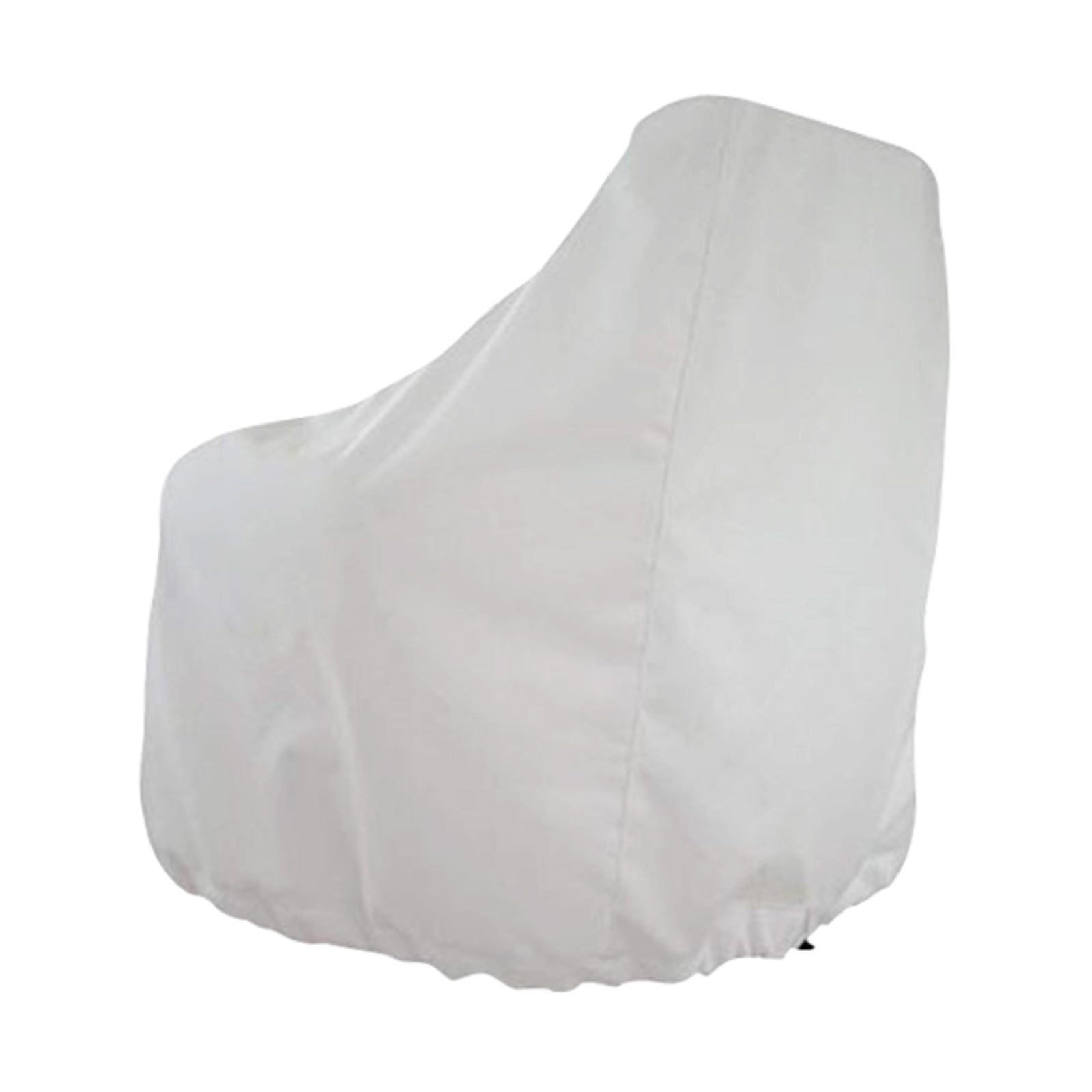 Boat Seat Cover Outdoor Yacht Waterproof Elastic Hem Protection White