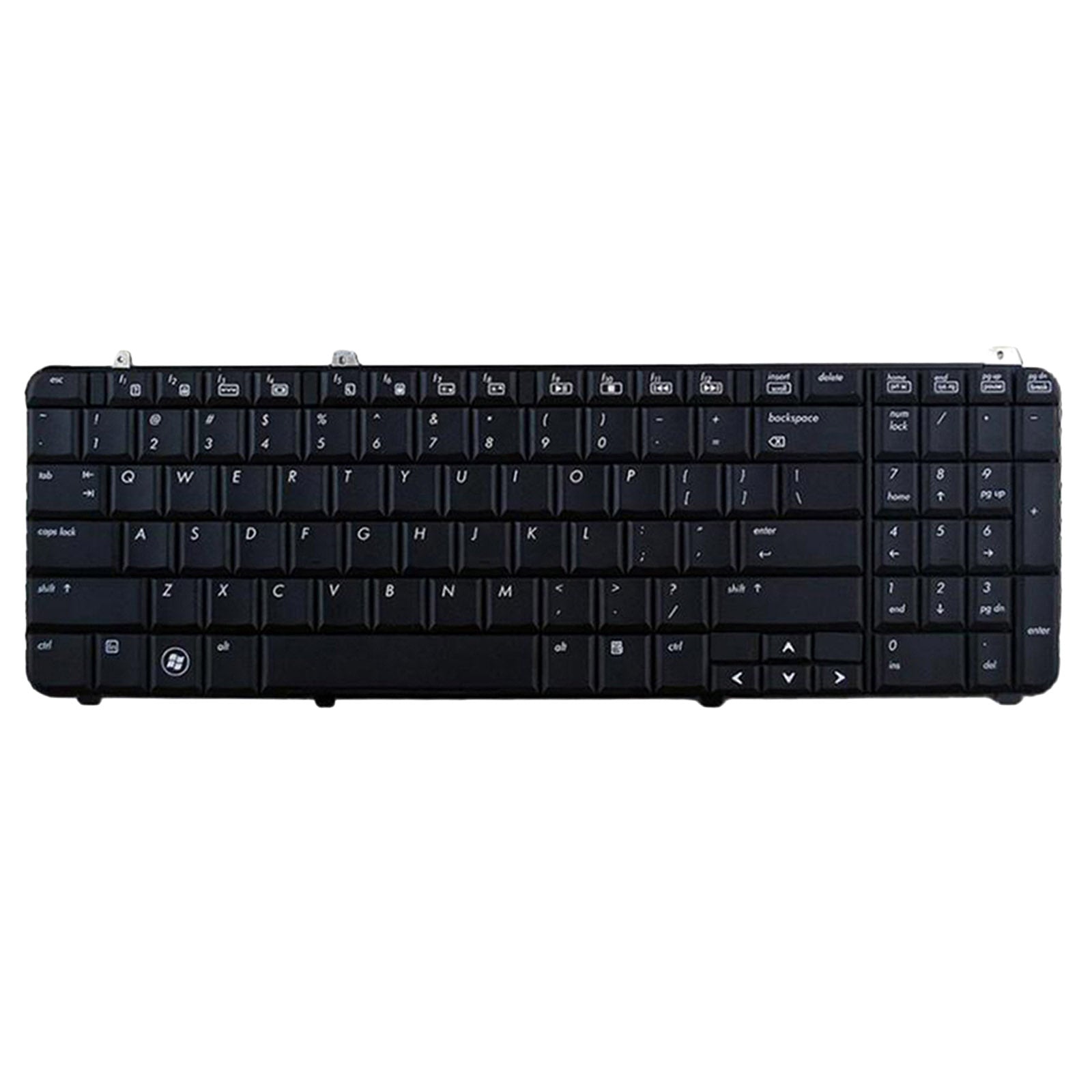 Durable Prmium Quality Keyboard Keys Frame US Layout for HP DV6-2000 (Black)