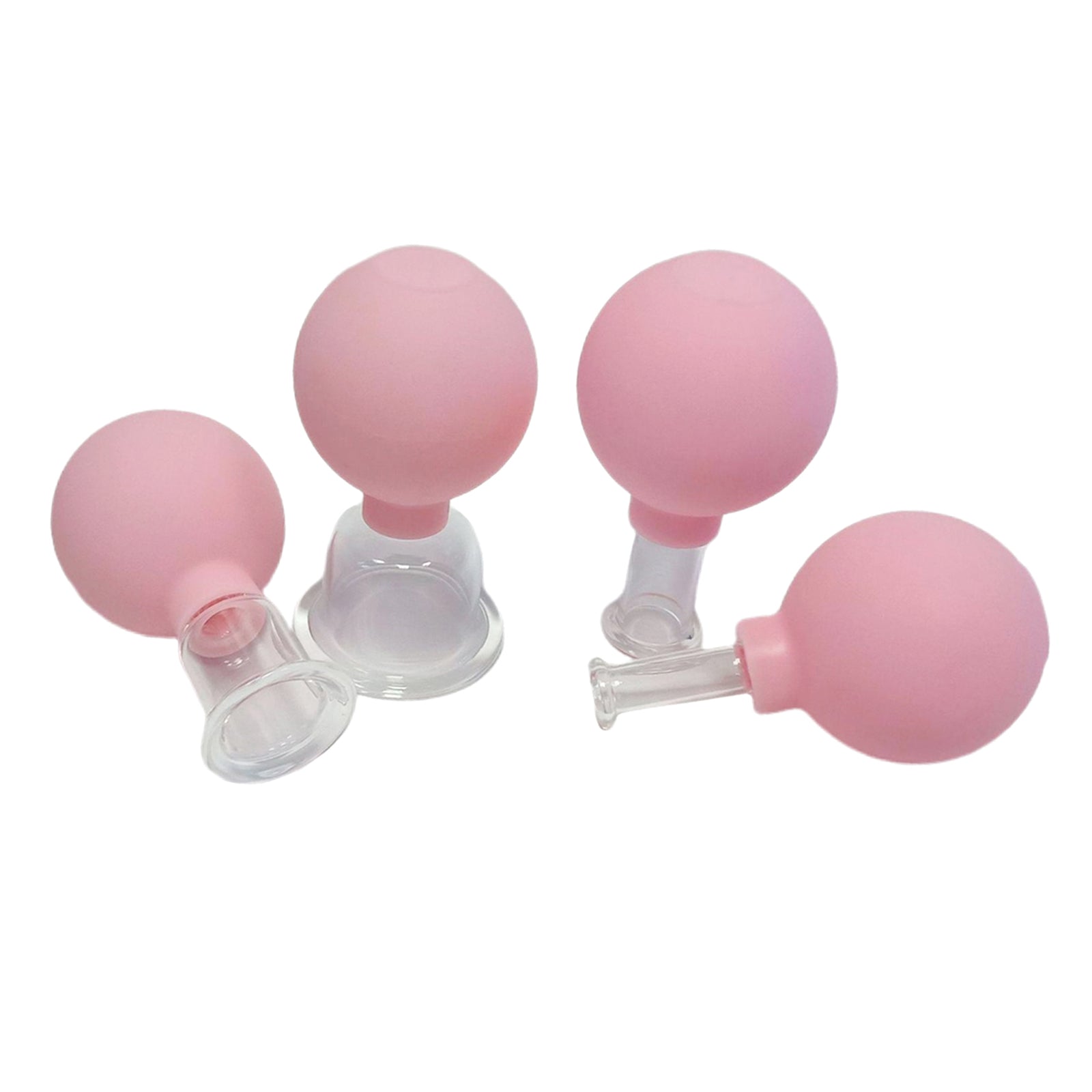 4Pieces Portable Massage Cupping Cup Home Eye Back Leg Full Body Message