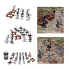 Military Action Figures Army Men Soldiers Playset Sandtable Scene Play 14pcs