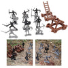 Military Action Figures Army Men Soldiers Playset Sandtable Scene Play 14pcs