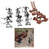 Military Action Figures Army Men Soldiers Playset Sandtable Scene Play 14pcs