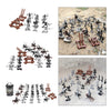 Military Action Figures Army Men Soldiers Playset Sandtable Scene Play 14pcs