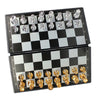 Magnetic Folding Chess Board Portable Board Game Toys Metal Chess Pieces