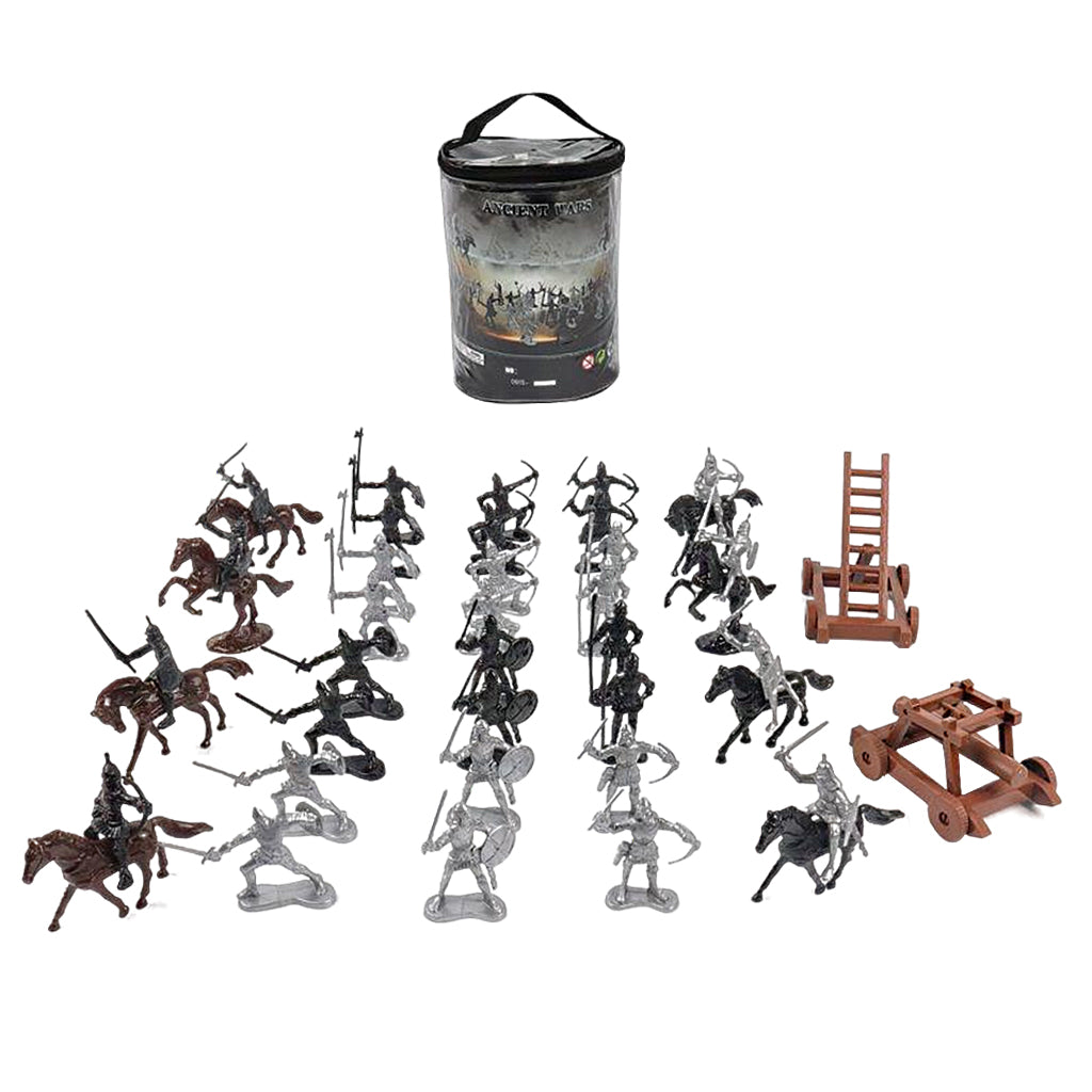 Military Action Figures Army Men Soldiers Playset Sandtable Scene Play 34pcs