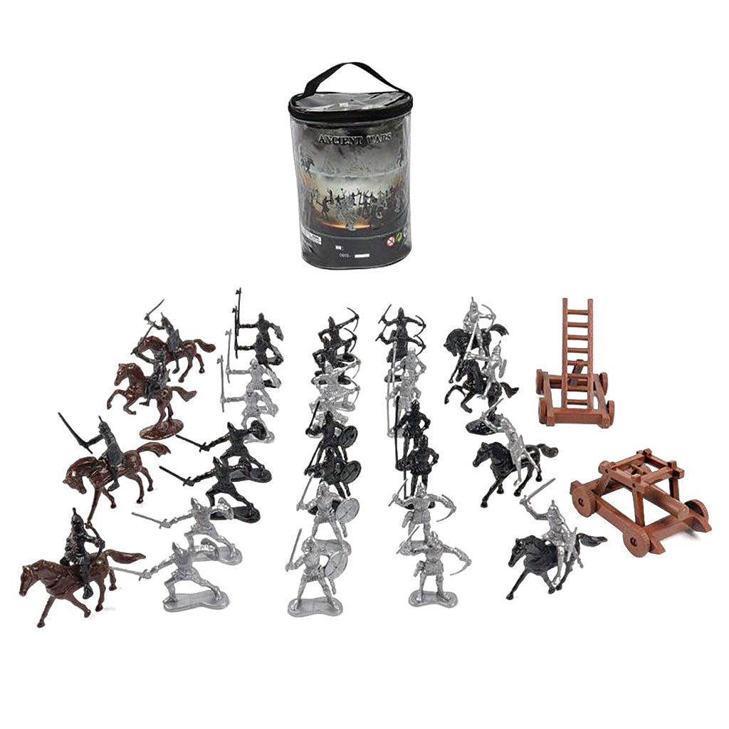Military Action Figures Army Men Soldiers Playset Sandtable Scene Play 34pcs