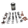 Military Action Figures Army Men Soldiers Playset Sandtable Scene Play 34pcs