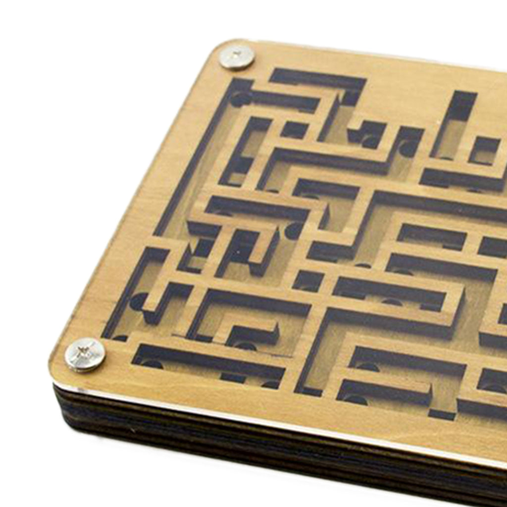 Wooden Maze Game 2 Sides Puzzle Game for Adults Teens Kids Educational Toys