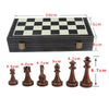 Chess Set with Game Board Interior for Storage Educational Games &Board Game