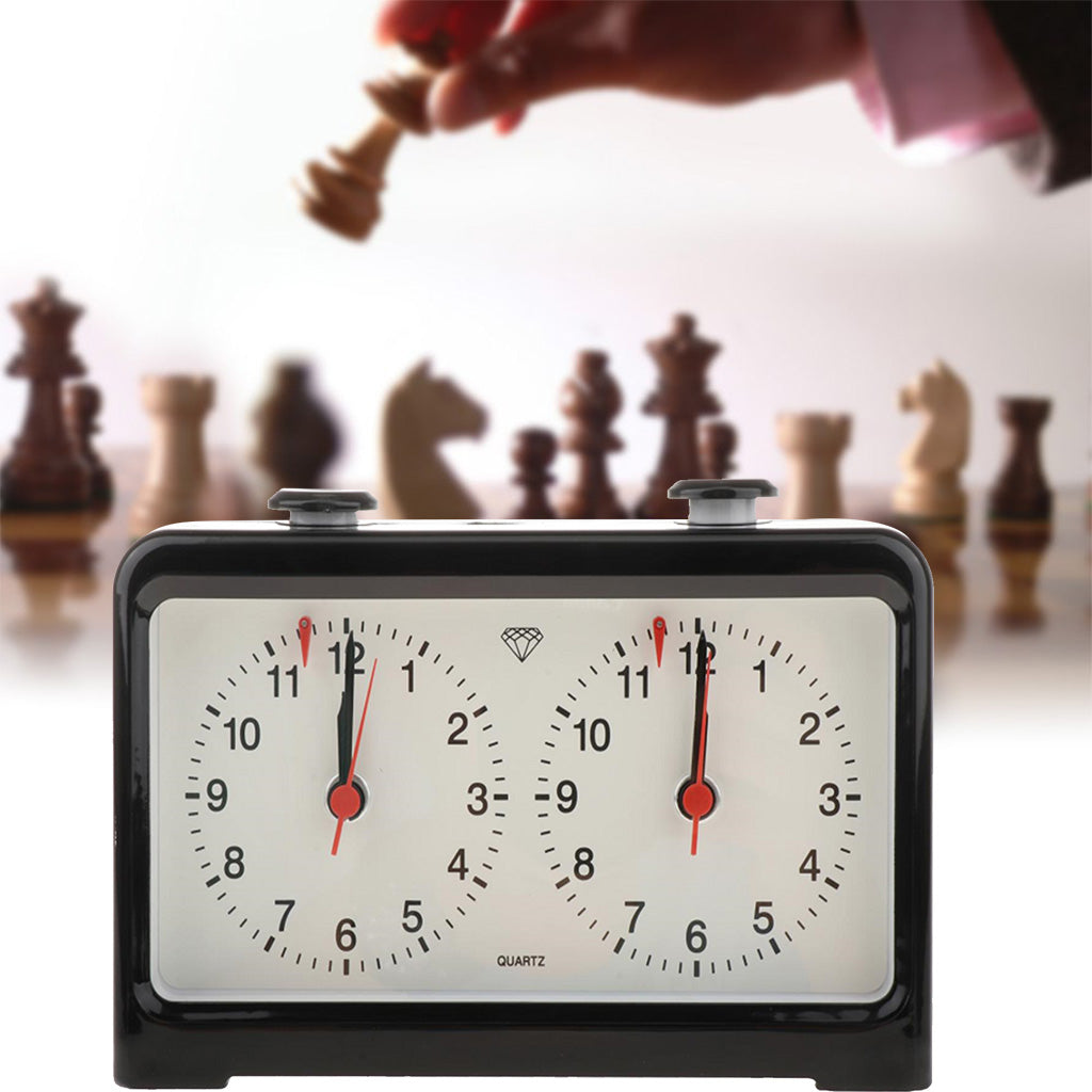 Professional Analog Chess Clock for Chess Game Count Up Down Timer Accessory