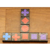 Load image into Gallery viewer, Wood Shape and Color Match Score Board Game Kids and Adults Puzzle Game