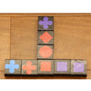 Wood Shape and Color Match Score Board Game Kids and Adults Puzzle Game