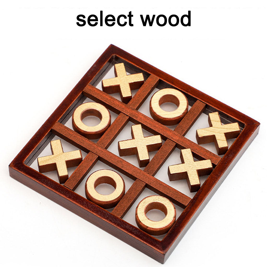 Tic-Tac-Toe Pushing Me XO Board Game XO Chess Parent-Child Educational Toys