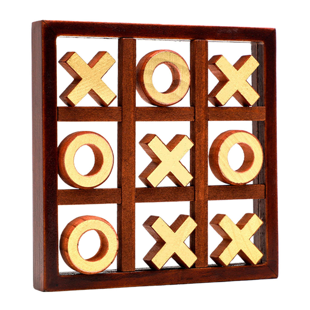 Tic-Tac-Toe Pushing Me XO Board Game XO Chess Parent-Child Educational Toys