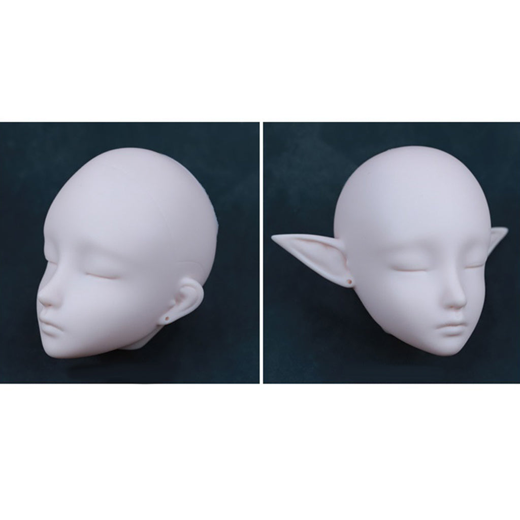 Vinyl Unpainted 1/3 Body Dolls Head Parts DIY for 60cm Doll Body  Style 2