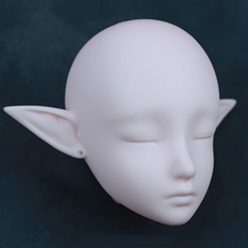 Vinyl Unpainted 1/3 Body Dolls Head Parts DIY for 60cm Doll Body  Style 2