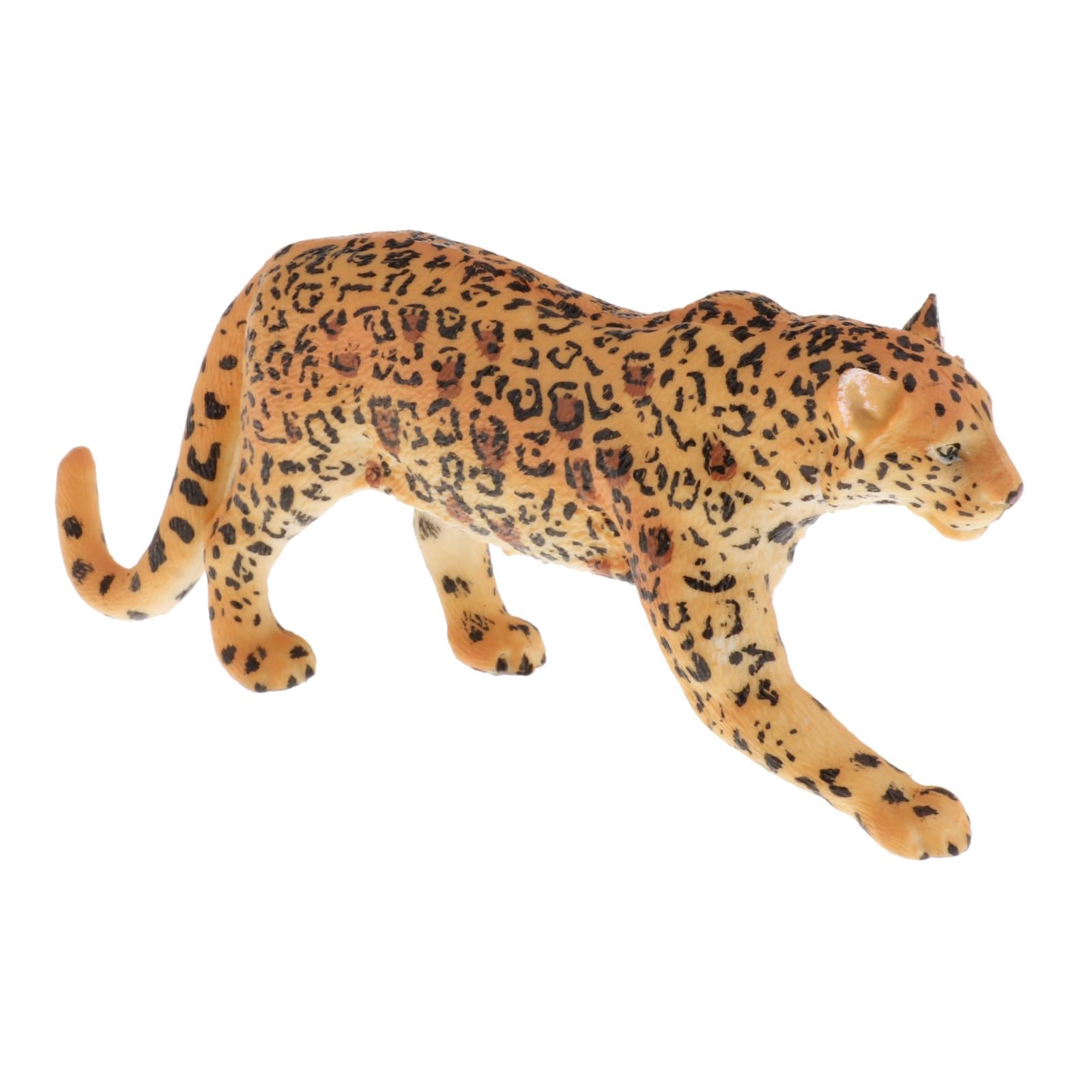 Simulation Animal Figures Model Kids Educational Toys Gifts  Leopard