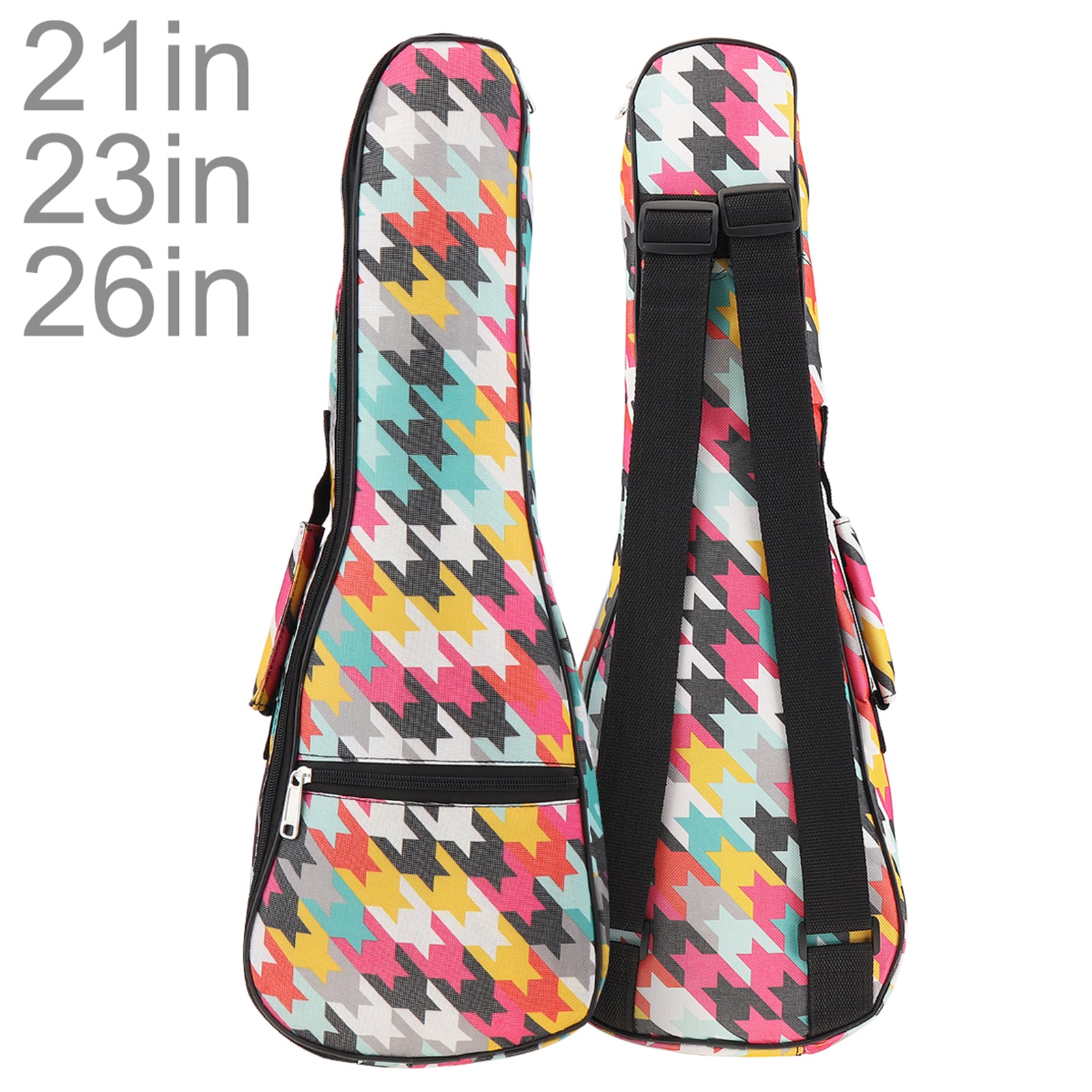 21/23/26'' Ukelele Carrying Case Uku Padded Backpack Bag 26inch Style2