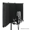 3Panel Microphone Isolation Shield Vocal Recording Microphone Isolation