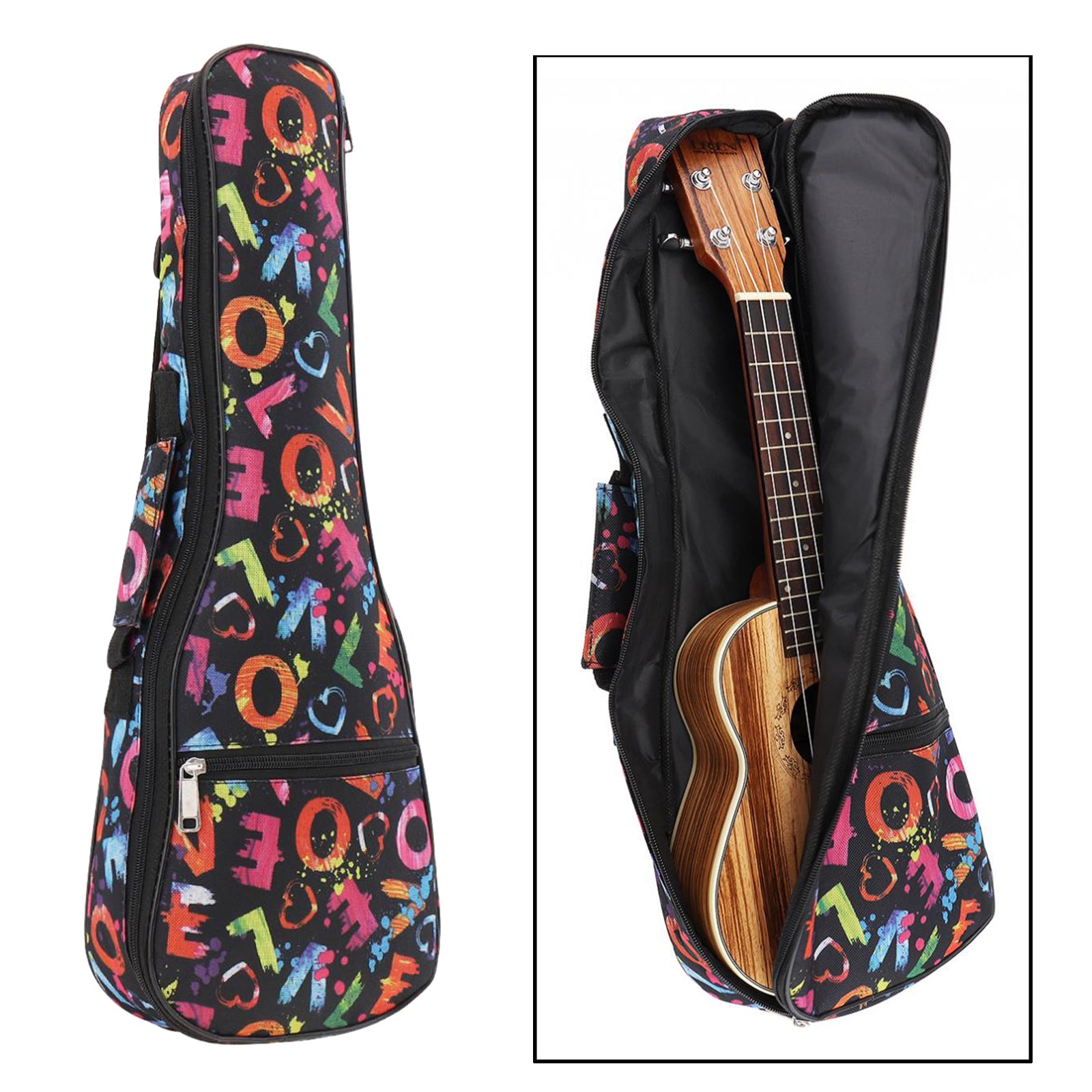 21/23/26'' Ukelele Carrying Case Uku Padded Backpack Bag 23inch Style3