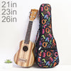 21/23/26'' Ukelele Carrying Case Uku Padded Backpack Bag 23inch Style3